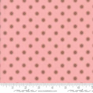 Moda Fabrics Olive's Flower Market Parisian Dots Pink