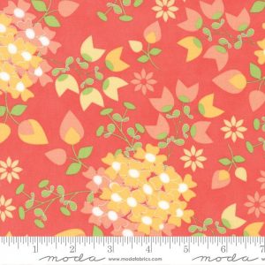 Moda Fabrics Sundrops Coral Bouquet