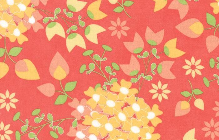 Moda Sundrops Coral Bouquet