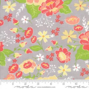 Moda Fabrics Lulu Lane Flower Garden Grey