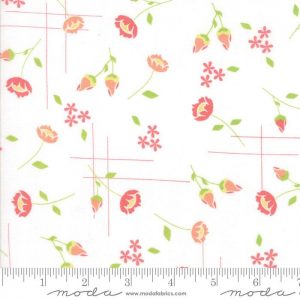 Moda Fabrics Lulu Lane Floral Meadow Coral