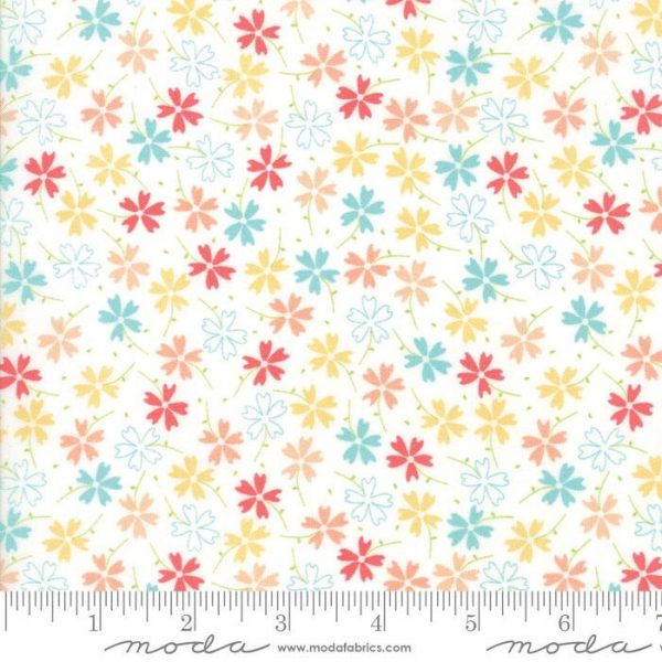 Moda Fabrics Lulu Lane Multi Pansies