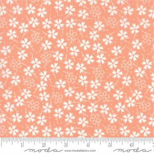 Moda Fabrics Lulu Lane Pansies on Peach