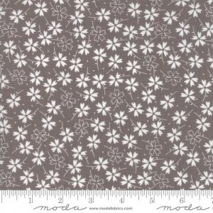 Moda Fabrics Lulu Lane Pansies Slate