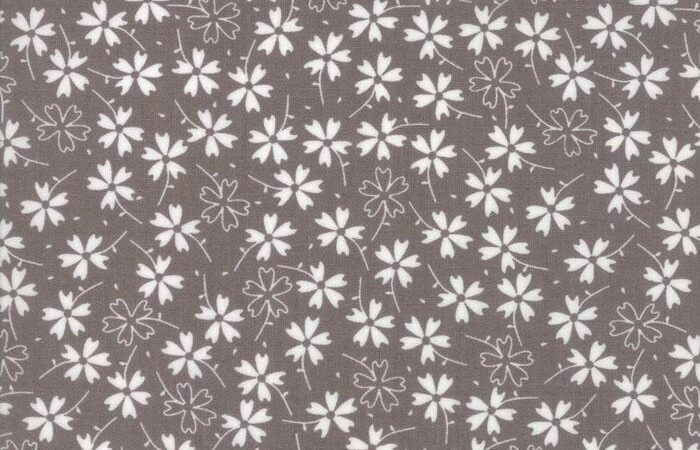 Moda Lulu Lane Pansies Slate