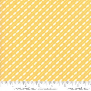 Moda Fabrics Lulu Lane Petal Stripe Yellow