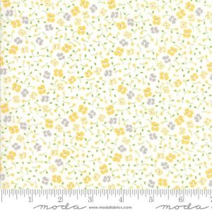 Moda Fabrics Lulu Lane Floral Posies Yellow