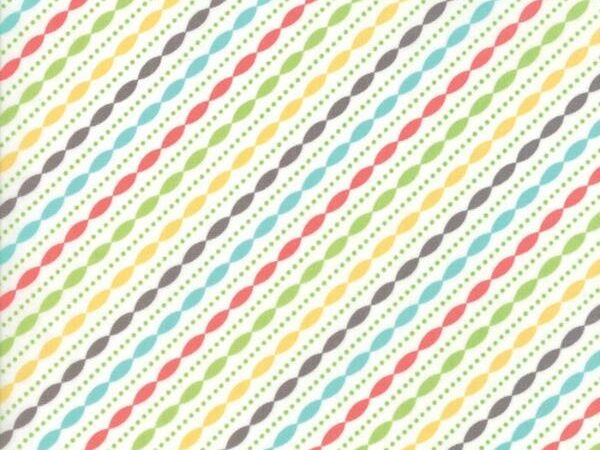 Moda Lulu Lane Multi Petal Stripe