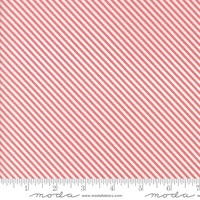 Moda Fabrics Olive's Flower Market Skinny Bias Stripe Rouge