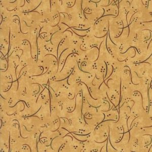 Moda Fabrics Country Road Golden Oak Twig Berries