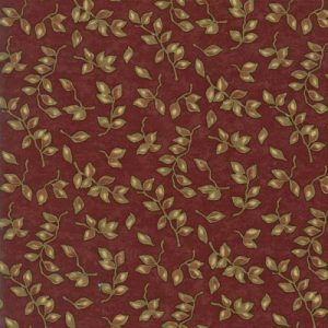 Moda Fabrics Country Road Buds on Barn Red