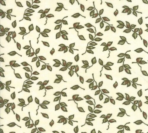 Moda Country Road Church White Small Buds