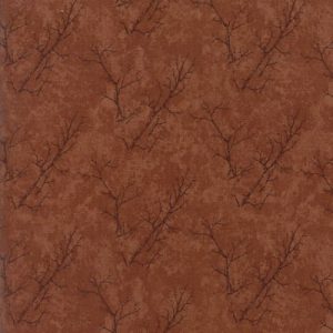Moda Fabrics Country Road Branches on Terracotta