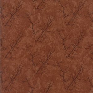 Moda Fabrics Country Road Branches on Terracotta