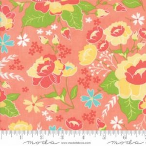 Moda Fabrics Lulu Lane Flower Garden Peach