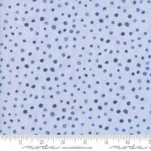 Moda Fabrics Hazelwood Sky Blue Polka Dots