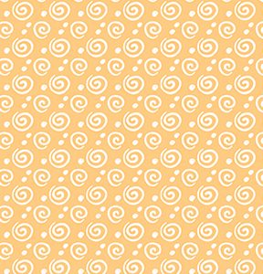 Benartex Fabrics Breezy Baby Orange Swirl