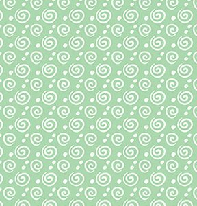 Benartex Fabrics Breezy Baby Mint Swirl