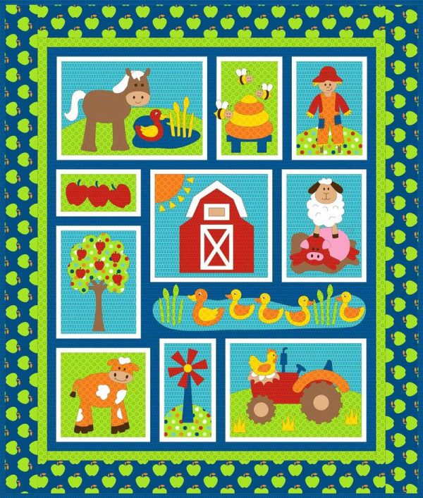 On the Farm Quilt Pattern by Kids Quilts