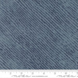 Moda Fabrics Flight Vapour Trail Indigo on Sky Blue