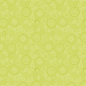Benartex Fabrics Sunday Ride Beaded Circles Green