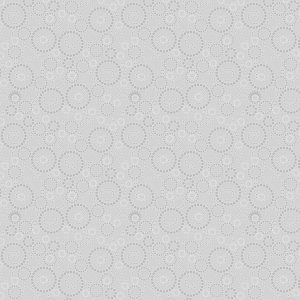 Benartex Fabrics Sunday Ride Beaded Circles Light Grey