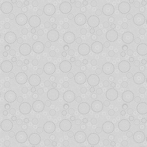 Benartex Fabrics Sunday Ride Beaded Circles Light Grey