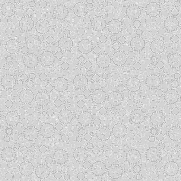 Benartex Fabrics Sunday Ride Beaded Circles Light Grey
