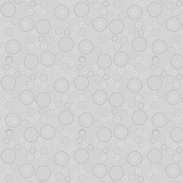 Benartex Fabrics Sunday Ride Beaded Circles Light Grey