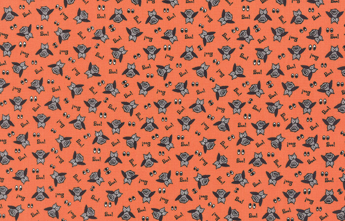 Moda Spooky Delight Boo Owls on Pumpkin