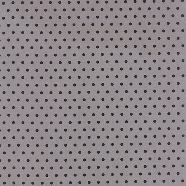 Moda Fabrics Spooky Delight Black Dots on Ash Grey