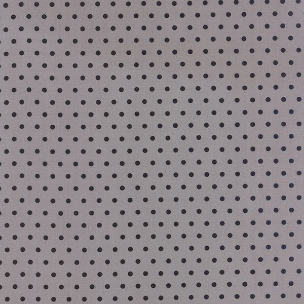 Moda Fabrics Spooky Delight Black Dots on Ash Grey