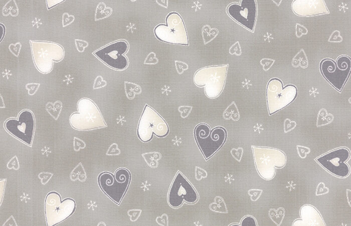 Moda Jol Light Grey Hearts