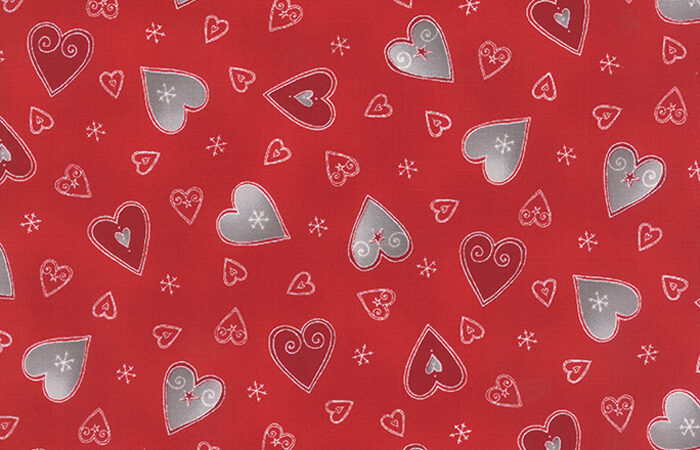 Moda Jol Red Hearts
