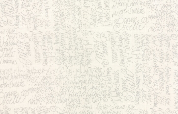 Moda Jol Cream Christmas Words