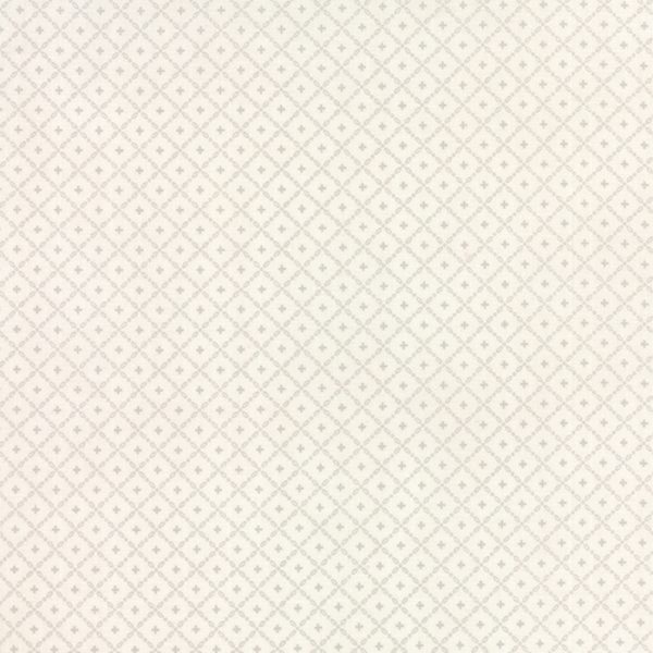 Moda Fabrics Jol Collection Grey Lattice on Cream