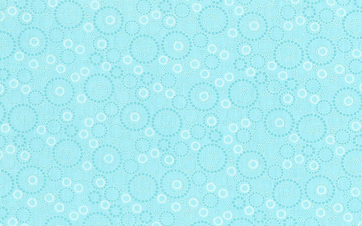 Benartex Sunday Ride Beaded Circles Pale Turquoise