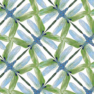 Benartex Fabrics Dragonfly Dance Blue Geo Pinwheel