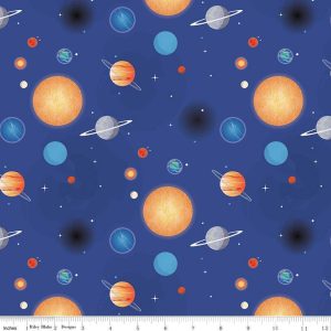 Riley Blake Fabrics NASA Planets & Stars