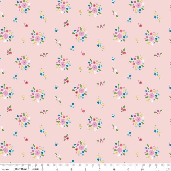 Riley Blake Fabric Kindred Spirits Bouquet Pink