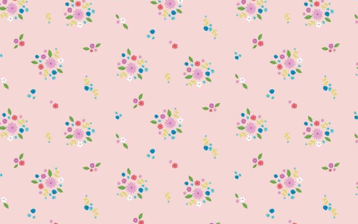 Riley Blake Kindred Spirits Bouquet Pink