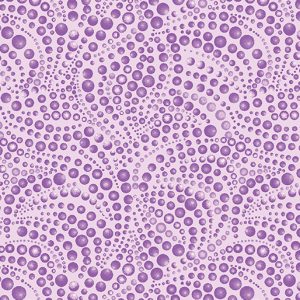 Benartex Fabrics Catitude Light Purple Beaded Swirls
