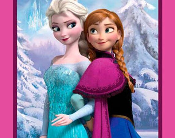 Disney’s Frozen Anna & Elsa Snow Scene Panel