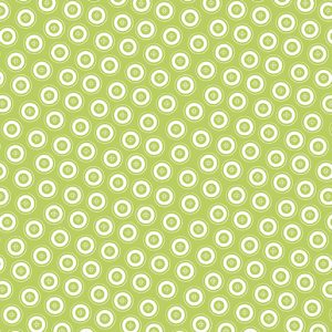 Benartex Fabric My Happy Place Buttons on Green