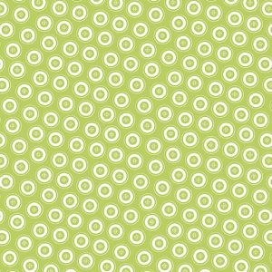 Benartex Fabric My Happy Place Buttons on Green