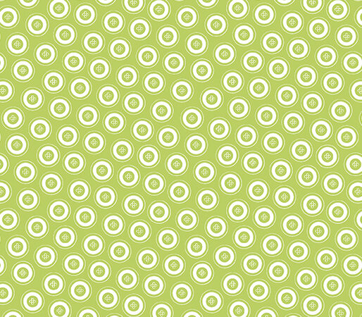 Benartex My Happy Place Buttons on Green