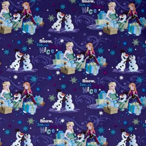 Disney Frozen Snow & Ice and Everything Nice Fabric