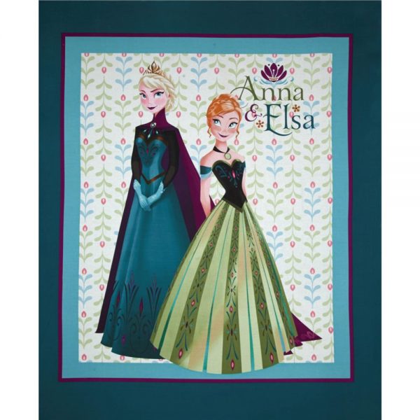Disney's Frozen Anna & Elsa Quilt Panel