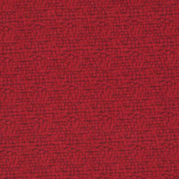 Benartex Jolly Penguin Snow Texture Dark Red