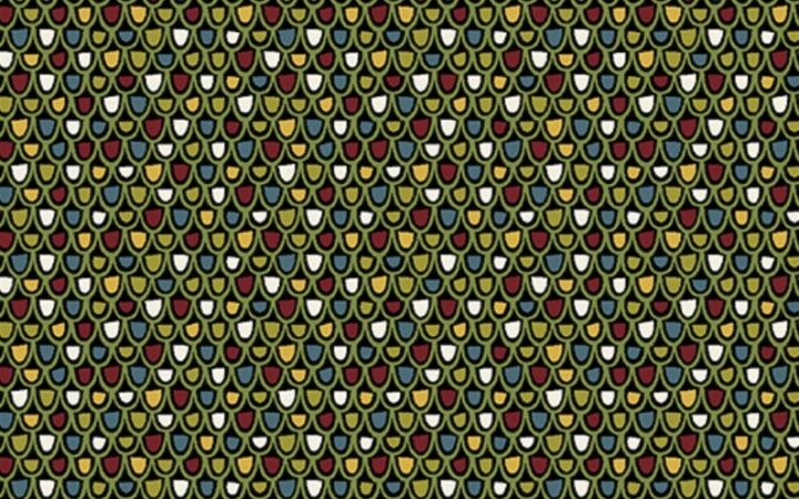 Benartex Jolly Penguin Festive Texture Black